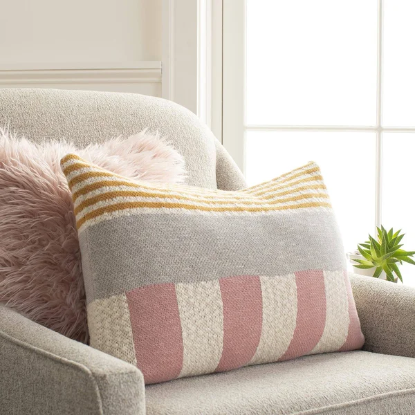 Surya Brickel Lumbar Throw Pillow
