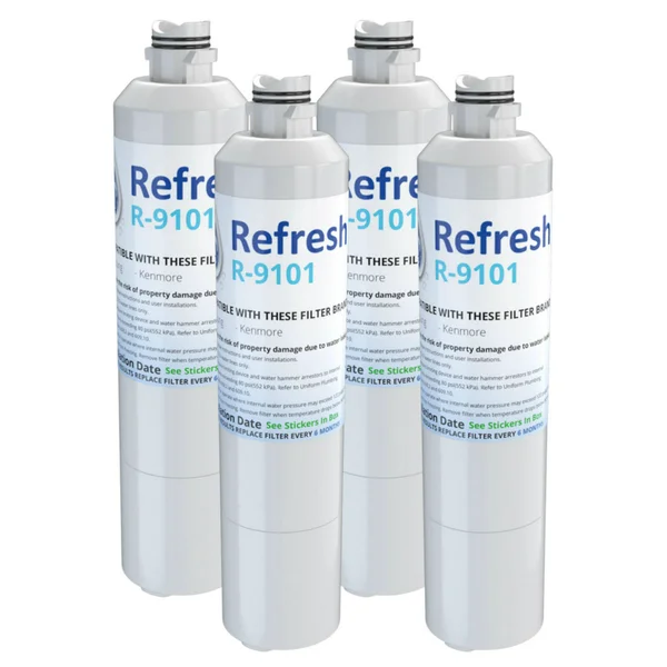 Refresh Replacement Water Filter for Samsung Swift Green SGF-DA20B Refrigerator Water Filter (4 Pack)