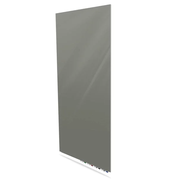 Ghent ARIASN32SK Aria Low Profile Non-Magnetic Glass Whiteboard 3 x 2 ft. - Smoke