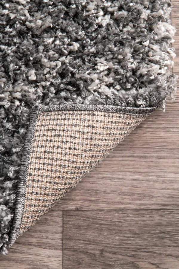 nuLOOM Iola Easy Shag OZSG18B Grey 4& x 6& Area Rug