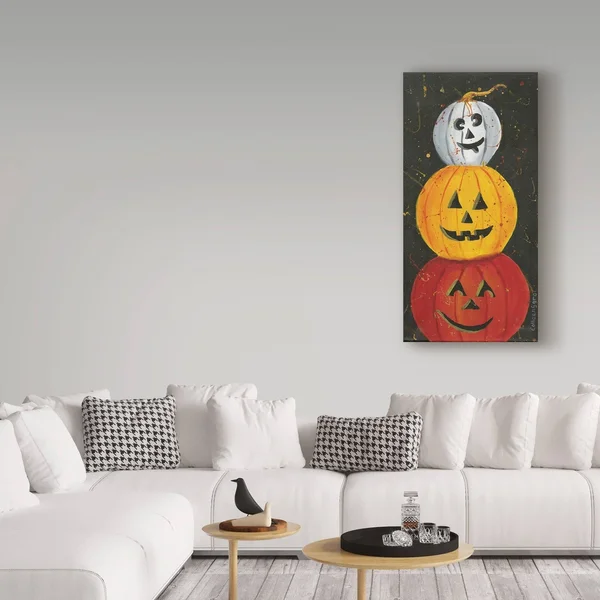 Trademark Fine Art Ali41846-C1224Gg Colleen Sgroi 'Pumpkins in Color'