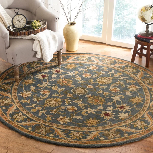 Safavieh Antiquity AT52B 3&6x22 Round Wine, Gold Rug