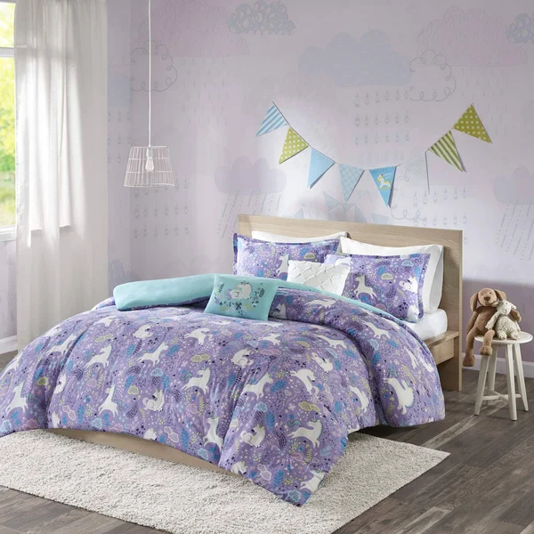 Urban Habitat Kids Lola Duvet Cover Set Purple Full/Queen
