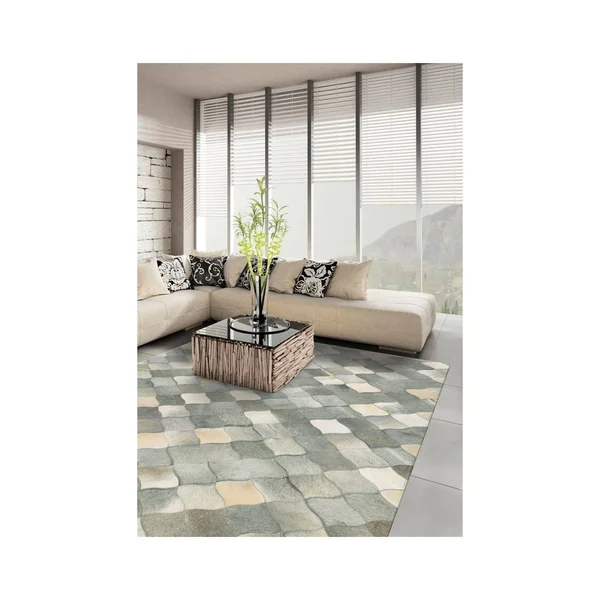 Couristan Chalet Diamonds Ivory/Grey Area Rug - 3&6x22 x 5&6x22