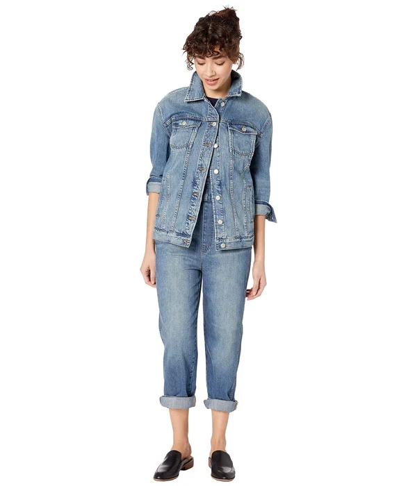 Madewell Oversized Jean Jacket in Capstone