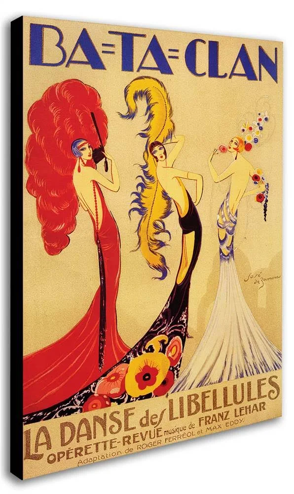 Trademark Fine Art Bataclan Canvas Art by Jose De Zamora Size 24x32