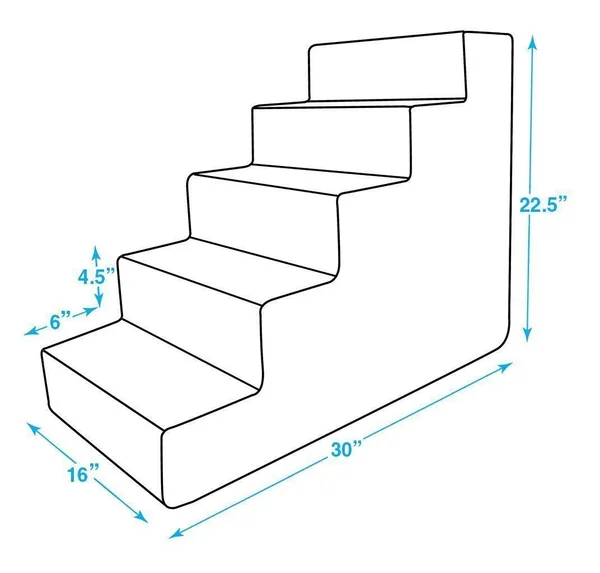 CertiPUR-US Certified Foam Pet Steps/stairs for Dogs & Cats by Best Pet Supplies
