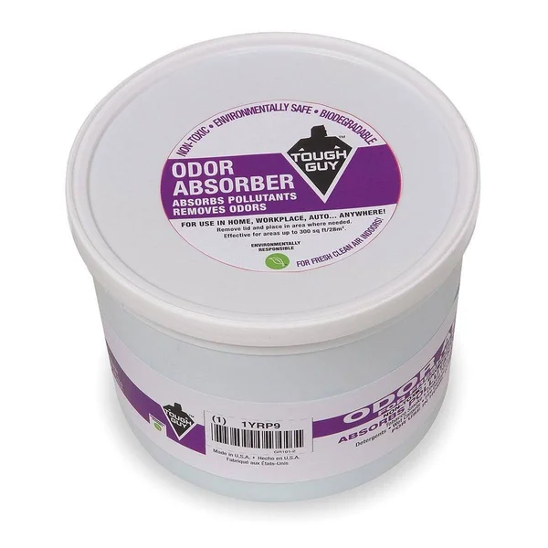 Odor Absorber Gel Sponge - Size 1 lb, PK6 Tough Guy 1YRP9
