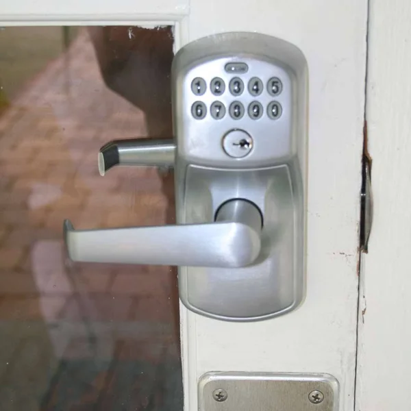 Schlage FE575 PLY/ELA Plymouth Keypad Auto-Lock Entry Leverset with Elan Lever