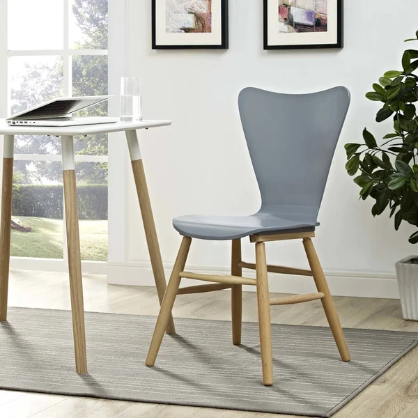 Modway Cascade Black Wood Dining Chair