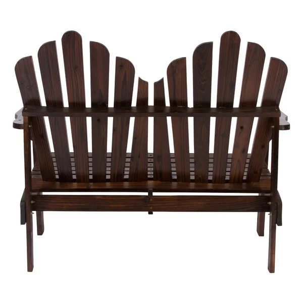 Shine Company Westport Loveseat - Burnt Brown