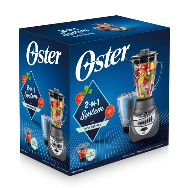 Oster Classic Series BLSTTA-GFP-000 Blender - Metallic Gray