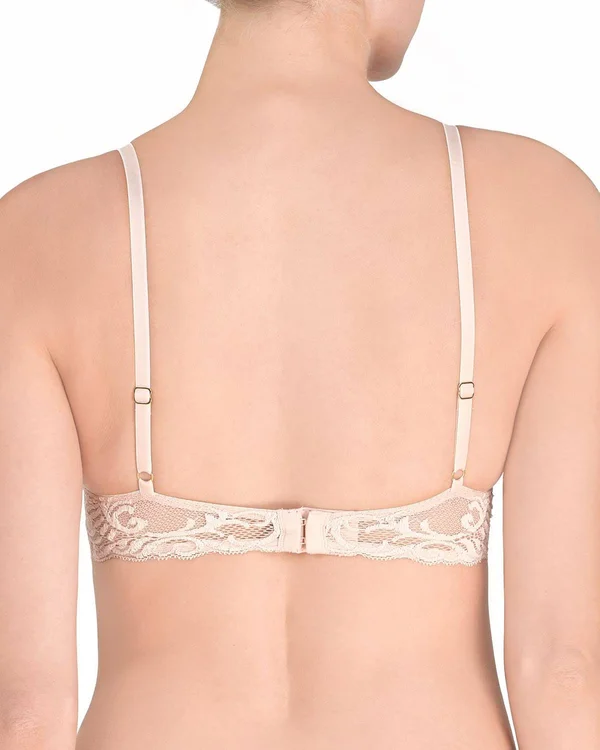 Natori Feathers Contour Plunge Bra, Midnight (730023) 36G