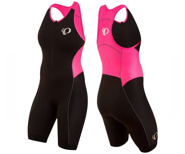 Pearl Izumi Women's Elite Pursuit Tri Suit - Black - Pink - Small