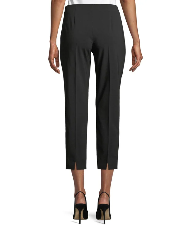 Piazza Sempione Women's Audrey Cropped Wool Pants - Black - Size 18