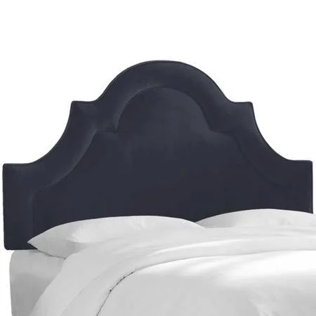 Kyler Upholstered Panel Headboard Upholstery: Ink, Size: Twin