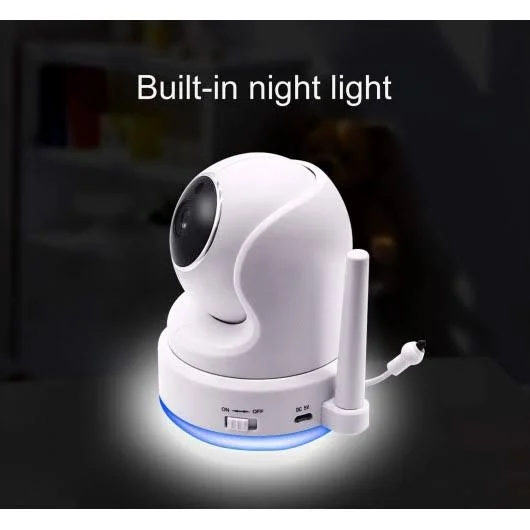 CasaCam BM200 Video Baby Monitor with 5x22 Touchscreen and HD Pan & Tilt Camera - Two Way Audio, lullabies, Nightlight, Autom