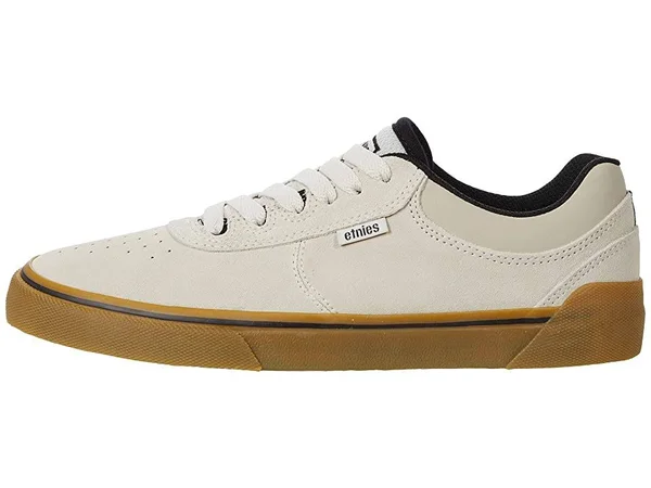 Etnies Joslin Vulc Men's Shoes White/Black/Gum : 9.5 D - Medium