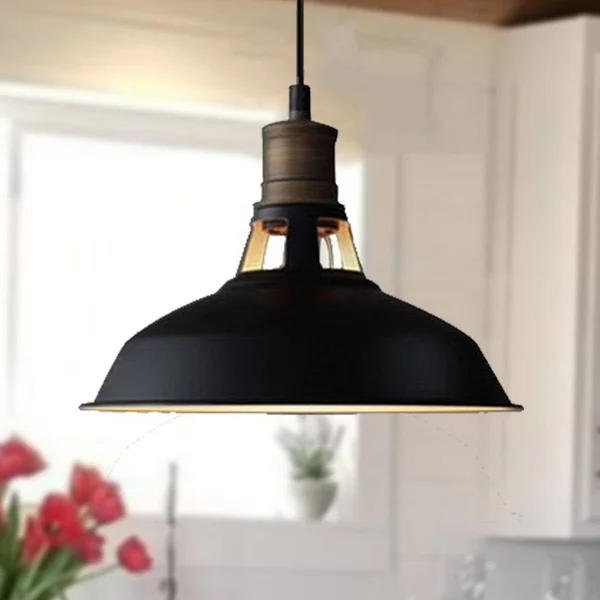 Carbon Loft Kamari Industrial Mini Metal Pendant Light 15.35-Inch 13 to 24 Inches MS2926