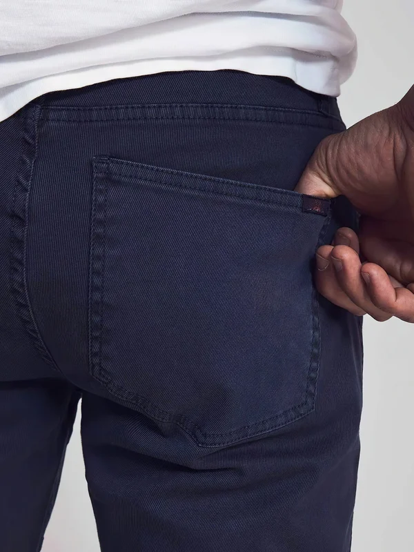Faherty Men's Comfort Twill 5-Pocket 2.0 Pants - Navy - Size 28, Cotton