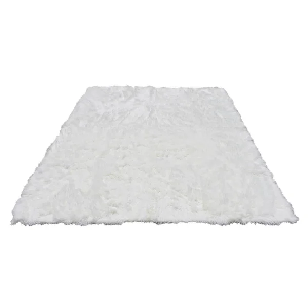 Walk on Me Rugs Llc 8x10 Soft and Plush Faux Sheepskin Shag Area Rug, Size: 8' x 10', Brown
