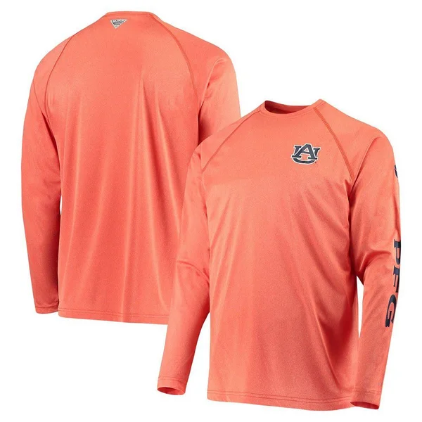 Columbia Men's Collegiate PFG Terminal Tackle Long Sleeve Shirt - Florida - XXL - Orange
