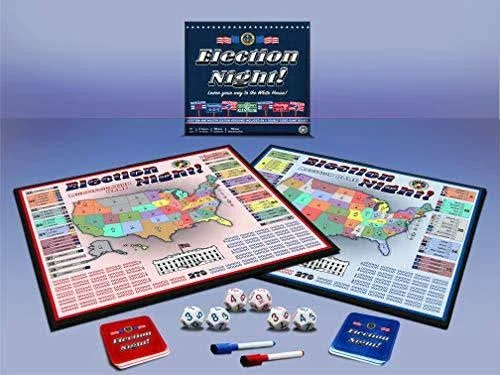 Semper Smart Games Election Night! Board Game - Winner of 2019 Parents Choice Gold Award. A Super Fun Way to Learn Essential Mat