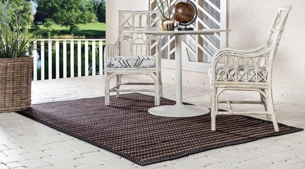 Bridgeport Home Pashio Pas6 Black 4& x 6& Area Rug - Black