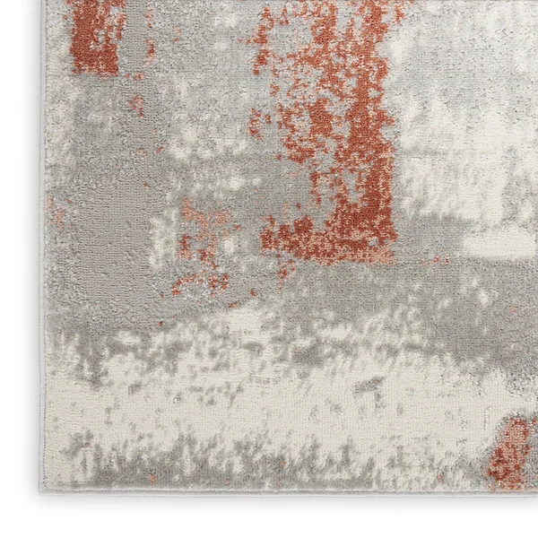 Nourison Elation ETN06 Area Rug - Grey Brick, 9& x 12&