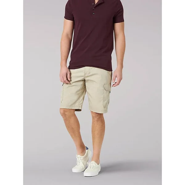 Men's Lee Extreme Motion Crossroads Cargo Shorts, Size: 40, Brown