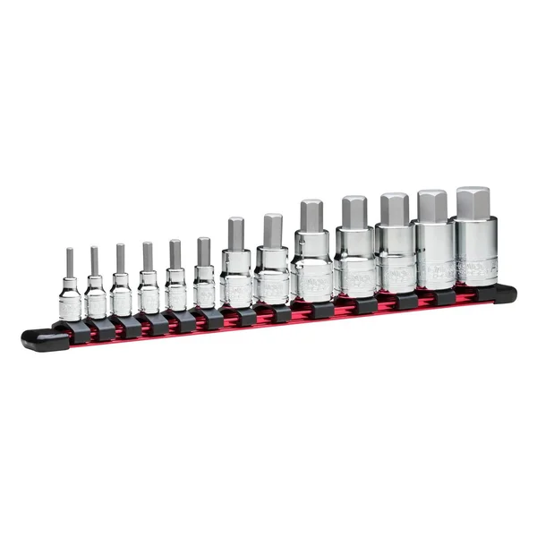 Capri Tools Hex Bit Socket Set - SAE, 13-Piece