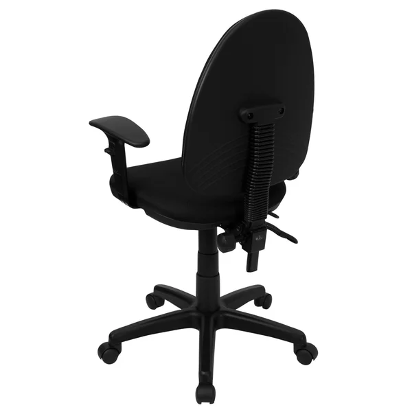 Mid-Back Fabric Multifunction Swivel Ergonomic Task Office Chair