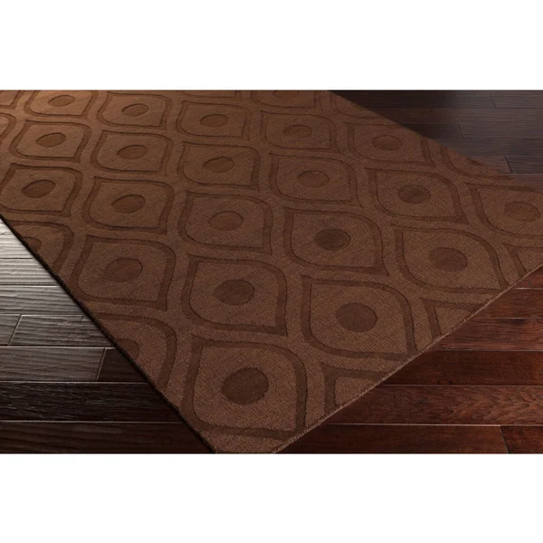 Hand-Woven Abi Tone-on-Tone Wool Rug - 5& x 7&6