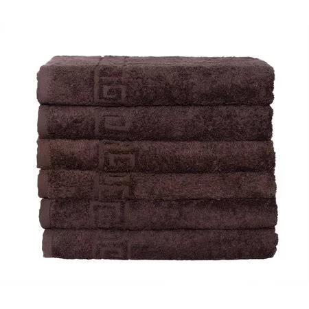 Context Solid Black 24 Piece 100% Cotton Hand Towel