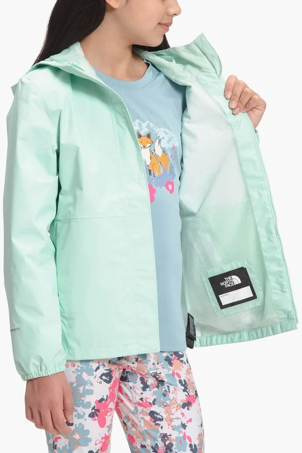 The North Face Girls& Resolve Reflective Jacket - Large - Misty Jade