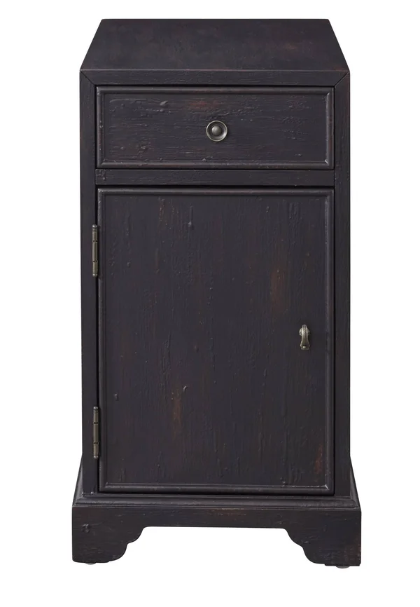 Progressive Furniture A215-69B Cass Black Chairside Table