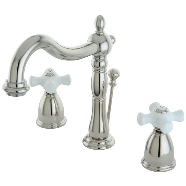 Kingston Brass KB1978PX 8x22 Widespread Bathroom Faucet - Brushed Nickel