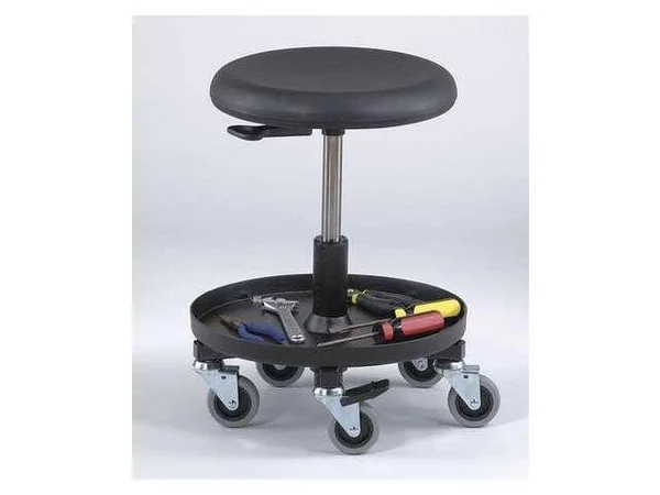 Bevco 3057 Polyurethane Maintenance Repair Stool, 15-1/2x22-20-1/2x22 Seat Height