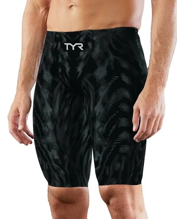 TYR vznhw6a Men's Venzo Genesis High Waist Jammer Swimsuit - Onyx - 29