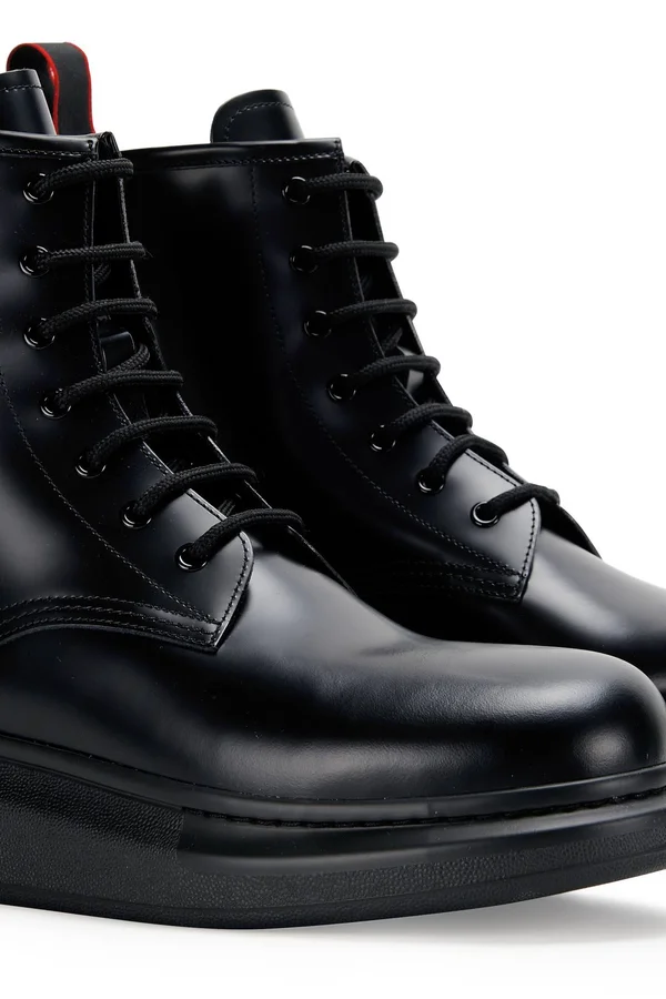 Alexander McQueen - Hybrid Lace-Up Boots - Men, Black