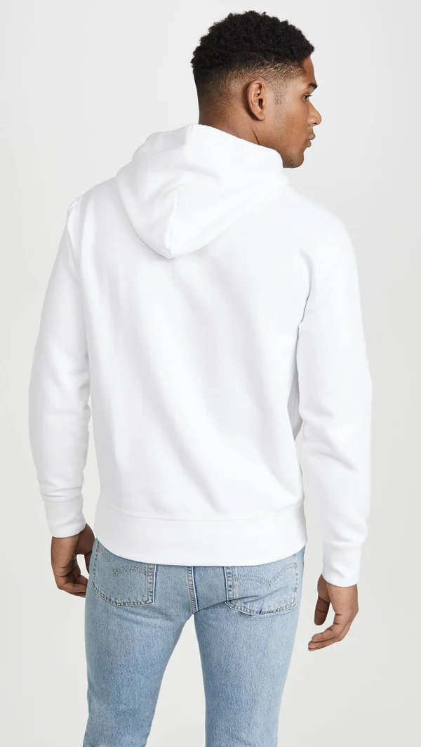 Polo Ralph Lauren Men's RL Fleece Hoodie - White