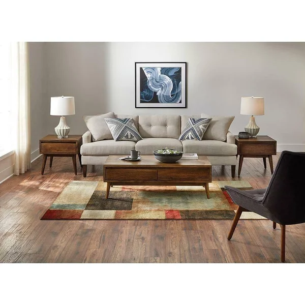 Home Decorators Collection Hayley Multi 10 ft x 12 ft. Plaid Area Rug
