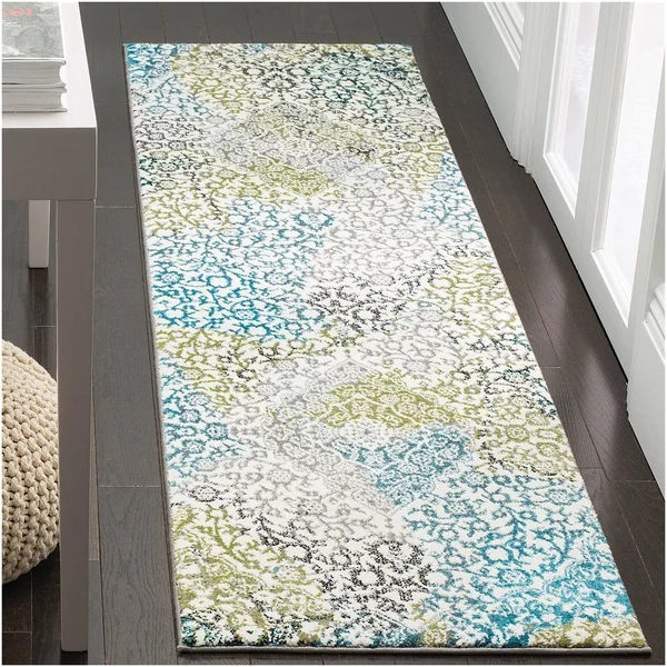 Safavieh Watercolor Traditional Area Rug Collection - Square 6&7x22 WTC672B-7SQ