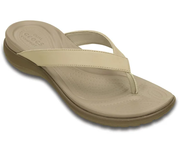 Crocs Women's Capri V Flip - Chai/Walnut - W4