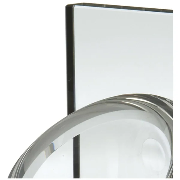 Crystal Sphere Bookends 2pc Set