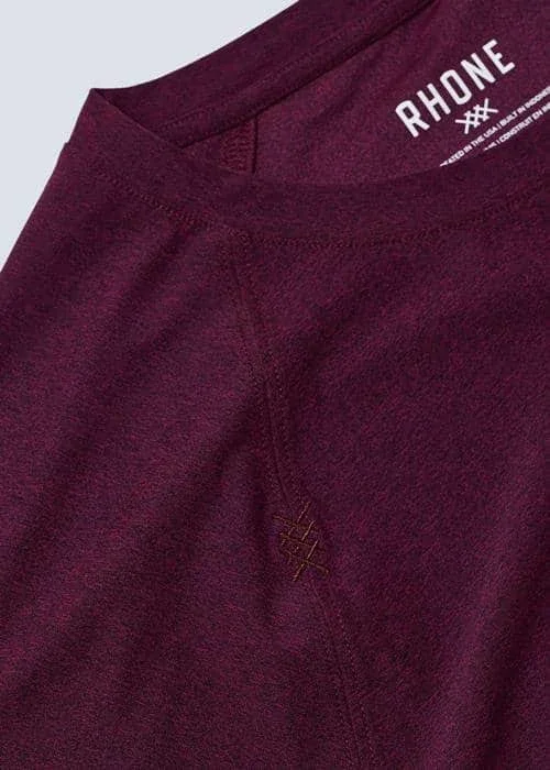 Rhone Reign Training Long Sleeve Men's Clothing Kale/Navy : LG
