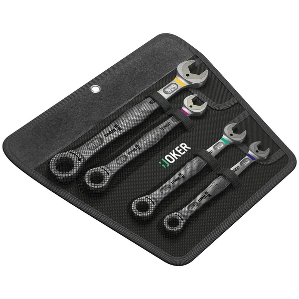 Wera Joker SAE (Imperial) Ratcheting Combination Wrench (4-piece Set)