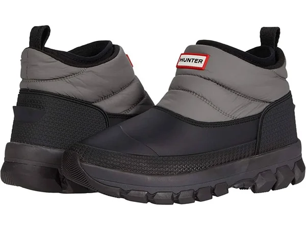 Hunter Original Insulated Snow Ankle Boot Women's Shoes Mere/Black : 5 M