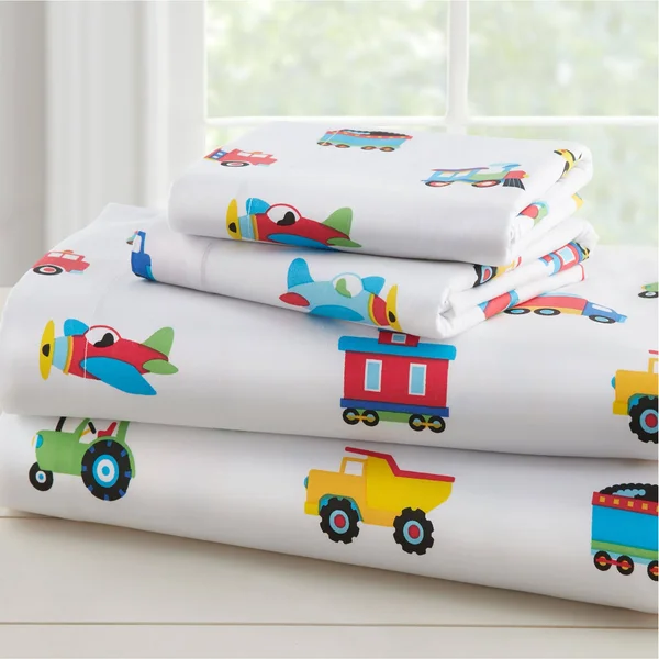 Olive Kids - Trains, Planes, Trucks Sheet Set Twin