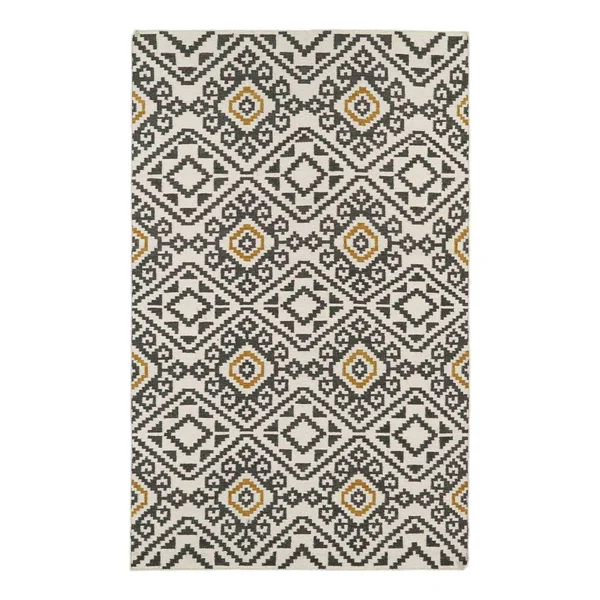 Kaleen Nomad NOM05-38 Charcoal Area Rug Runner 2&6x22 x 8&0x22